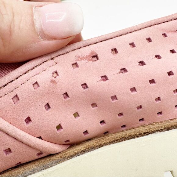 VANELi Pink Platform Sneaker Jemma Leather Slip On Perforated Loafer 6M - Picture 6 of 12
